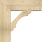 Ekena Millwork Olympic Block Rough Sawn Bracket w/ Offset Brace, Douglas Fir, 8"W x 24"D x 24"H BKT0806X24X24OLY05RDF - alternate 2